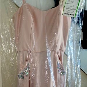 Light pink ball gown with pocket sparkles!!